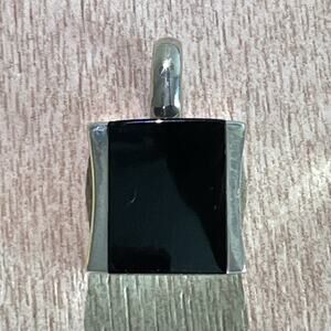 Sterling Silver .925 Black Onyx Pendant
